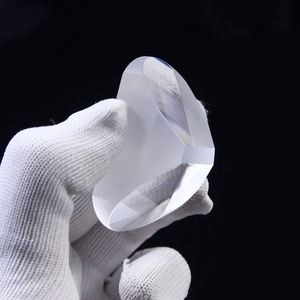 핫 세일 악기 구성 요소 180 도 광학 k9 융합 실리카 유리 원통형 날카로운 수직 직각 뽀로로 프리즘 - Product Image 5