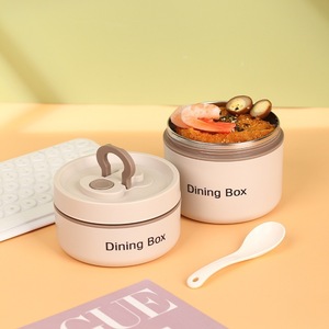 Dining <b>Box</b> 304 Stainless Steel <b>Lunch</b> <b>Box</b> Sealed Portable With Handle And Spoon For Office Workers And Students - Product Image 4