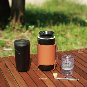 Cafetera portátil con filtro, taza Manual, Kit de café para acampar a mano, cafetera Expresso <span class=keywords><strong>Express</strong></span> - Product Image 1