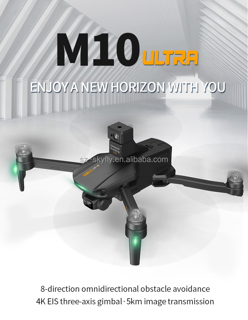 XMRC M10 Ultra Drone - 4K HD Camera, GPS, and 5KM Range