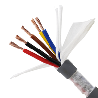Grau TRVV 5 6 8 Kerne 0,2mm/0,3mm/0,5mm/0,75mm PVC-isolierter flexibler Litzen draht für Schleppketten-Automas chinen