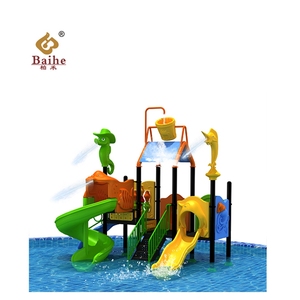 Baihe Thương Hiệu Fairground Nhựa Nước Trẻ Em Sân Chơi Ngoài Trời Thiết Bị Nước Rides Cho Trẻ Em - Product Image 5