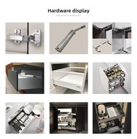 Cocina Personalizada Elegante y Completa, Fabricante de Gabinetes Modulares de Madera Integrados