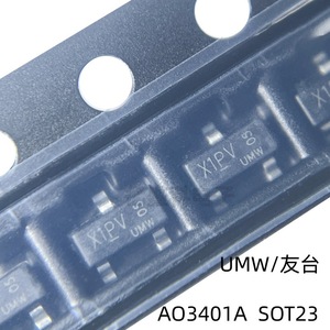 Umw Ao3401a SOT-23 P-Channel Mosfet -30V-4.1A ทรานซิสเตอร์เดี่ยว - Product Image 3