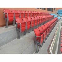 Sièges de stade fixes résistants aux UV et imperméables, chaises de tribune intérieures et extérieures, sièges personnalisés pour gymnase, terrain de sport et auditorium