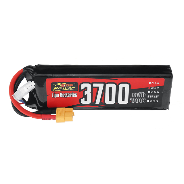 Li Polymer RC Battery 3s 11.1v 3700mah 4000mah Powerful Lithium Battery for RC FPV Car Airplane