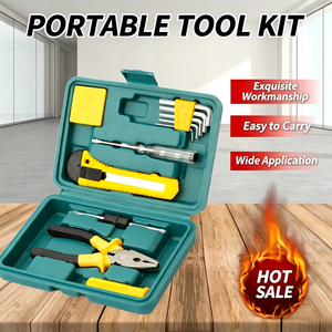 Kit d'outils ménagers 12 pièces avec clés hexagonales, tournevis et pinces pour les réparations à domicile - Product Image 4