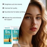 Crème de massage du cuir chevelier à la kératine en marque propre, traitement du cuir chevelier, nettoyage en profondeur, purification, hydratation, soin quotidien, crème pour le cuir chevelier à la kératine