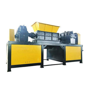 Best Price PE PVC Material Shredder Machine Automatic Double Shaft Crushing Equipment for Waste Plastic Bottles <b>Rubber</b> Gearbox - Product Image 2