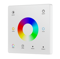 Panneau WiFi intelligent Contrôleur LED intelligent Simple Blanc CCT RGB RGBW RGB + CCT 2.4GHZ Télécommande sans fil