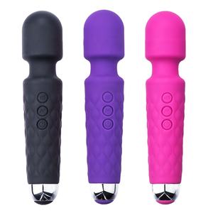 Masajeador eléctrico inalámbrico de mano para mujer, varita corporal personal de 20 velocidades - Product Image 1