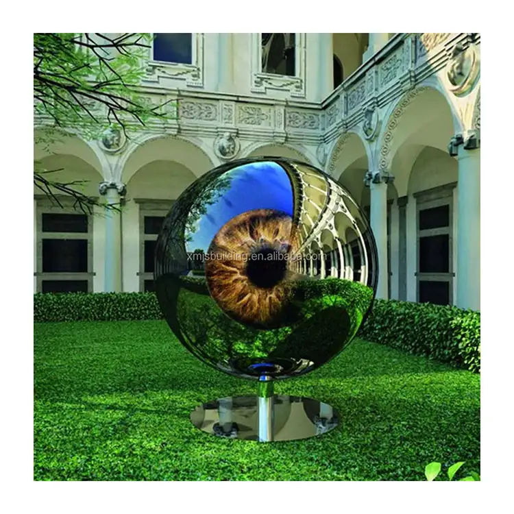 Outdoor Garden Stainless Steel Polished Ball Large Metal Sphere Sculpture
