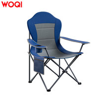 Chaise de pêche et de camping pliable en métal Oxford épaissi, extra-large, robuste, portable, facile à transporter, assemblage libre, de la marque WOQI