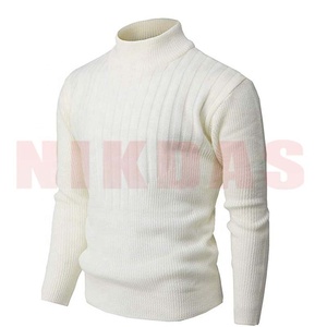 Autumn Winter Men's Slim Fit O-Neck Fleece Knitted Pullover <b>Sweater</b> <b>Plus</b> <b>Size</b> Print Casual Anti-Wrinkle Breathable 3D Print - Product Image 4