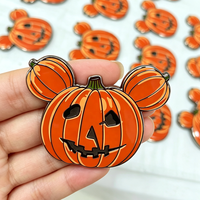 Pins en émail dur personnalisés Citrouille d'Halloween, Pins de revers mignons Citrouille, Pins badges métalliques avec logo personnalisé, Cadeau en gros