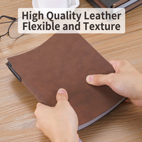 Carnet de notes en cuir imperméable personnalisable et doublé, journal d'affaires B5 A6 A5, agenda exécutif personnalisé en PU à couverture souple