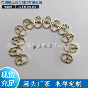 Hebilla de Metal Personalizable con Recubrimiento Electrolítico de Aleación de Zinc para Zapatos y Sandalias, Duradera, Fabricante Mayorista de Shenzhen, China - Product Image 3