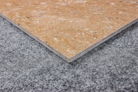Restaurant en céramique de plancher de carreaux de granit prix philippines 60x60 en porcelaine polie brillant orange carreaux de sol