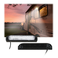 ECE R10 RV Éclairage de scène LED de 5/9 pouces Blanc Ambre Lumière extérieure Compatible avec les porches de camions Camper Trailers-État neuf