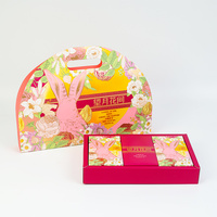 Boîte cadeau personnalisée avec logo, emballage de pâtisserie et de desserts biodégradable de qualité supérieure, boîte rigide robuste pour cadeau d'anniversaire, commande en gros