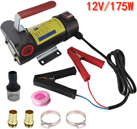 Pompe de transfert de carburant électrique portable 12V, nouvelle, pour diesel, kérosène, pompe d'extraction de carburant commerciale, moteur