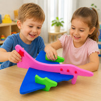 Kits de modèles d'avions en mousse EVA écologiques à faire soi-même avec service de découpe pour planeur éducatif à lancer à la main pour enfants