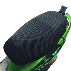 Grosir kamuflase mesh cover-Bantalan Sarung Jok Motor Skuter Moped, Pelindung Antiselip Kain Jaring Pengatur Jarak 3D Berongga