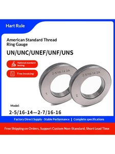 Amerikaanse standaard draadringmeter <span class=keywords><strong>Go</strong></span>/<span class=keywords><strong>No</strong></span>-<span class=keywords><strong>Go</strong></span> 2A Standaard nauwkeurigheid 2-1/2-4 2-5/8-6 2-3/4-4 2-7/8-4-6-8-12 - Product Image 5