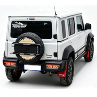 Support d'extension de roue de secours en alliage d'aluminium pour Suzuki Jimny, fixation sur hayon arrière, support de rangement modulaire