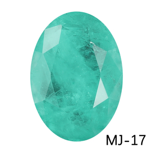 Nueva Tendencia: Piedras Sueltas de Cristal Doble de Corte Ovalado en Verde <span class=keywords><strong>Esmeralda</strong></span> y <span class=keywords><strong>Azul</strong></span> para la Creación de Joyería Fusionada - Product Image 3