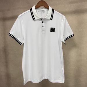 Top-quality casual fashion <b>stone</b> vintage 100% cotton <b>island</b> breathable fitted business polo shirt for men - Product Image 3