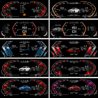 Untuk Seri 6 7 F06 F07 F10 F11 F12 F13 F15 F16 F18 F25 X3 X4 X5 X6 LCD Digital Dashboard Cluster Sistem Linux Plug and Play