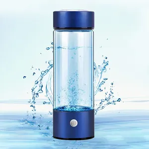 Electrolytic Premium 450ml USB Pem Hydropures Hydrogen Infused Water Glass Ionizer Bottle Cup Maker Gift OEM 3 In 1 Manufacturer