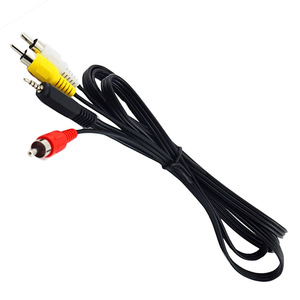 Cable AV de 1,5 M/5 pies de 2,5mm a <span class=keywords><strong>3</strong></span> <span class=keywords><strong>RCA</strong></span> Aux Jack adaptador de <span class=keywords><strong>3</strong></span>,5mm a 2,5mm para teléfonos inteligentes MP3 tabletas altavoces cine en casa - Product Image 5