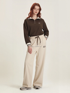 <span class=keywords><strong>Pantaloni</strong></span> Sportivi da Donna e Ragazza, Modello Dritto e Comodo, in Maglia, <span class=keywords><strong>Vita</strong></span> <span class=keywords><strong>Alta</strong></span> Elastica, Lunghezza Intera - Product Image 3