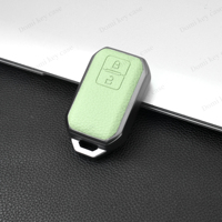 DM TPU cuir voiture intérieur accessoires télécommande clé étui couverture écologique voiture porte-clés protecteur adapté pour Suzuki Jimny
