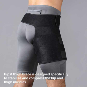 Attelle de soutien respirante en néoprène pour hanches et cuisses – Protection sportive unisexe en gros - Product Image 2
