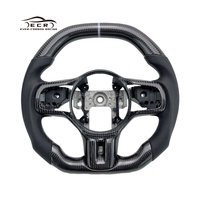 Volante de Fibra de Carbono con Fondo Plano de Diseño Personalizado ECR de Ever-Carbon Racing para Mitsubishi Lancer EVO 10