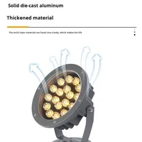 Wasserdichter LED-Scheinwerfer für den Außenbereich Baum leuchte Aluminium gehäuse IP65 Flutlicht für Landschafts garten Rasen Wechselstrom versorgung