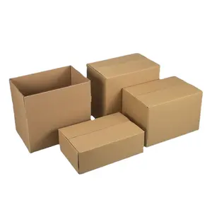 Custom Printed Strong 3 Ply 5 Ply 7 Ply Corrugated Paper Moving Box Wholesale Household Products Box