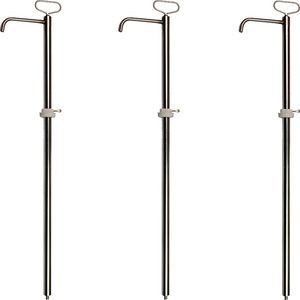 Bomba Manual Para Líquidos Con Válvula Agitadora | Manguera De 2.5 Metros | PVC Y Cobre | Ideal Para Combustible, Agua, Vino | Sifón Automático
