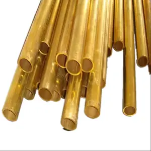 Low Price Seamless ASTM B111 C68700 Brass Tube Large Diameter Brass Pipe / Brass Tube