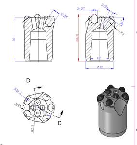 China factory <span class=keywords><strong>LT</strong></span> marca conicas brocas de mineria 32mm 34mm 36mm 38mm 41mm - Product Image 4