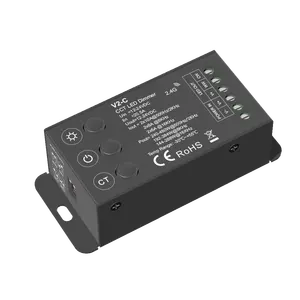 Sky dance NEU RF 3-Tasten CCT LED-Dimmer V2-C Wireless 2-Kanal-Konstantspannung RF LED-Controller zweifarbige LED-Streifens teuerung