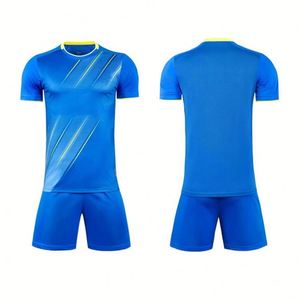 Hot Selling High Quality Unisex Soccer Football Kits Uniform Plus Size <b>Green</b> 100% Polyester Quick Dry Breathable - Product Image 1