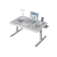 Table d'ordinateur pliable en bois massif, table de bureau pour dortoir, indispensable pour les étudiants, table compacte à poser au sol