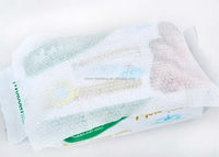 Lingettes non tissées Moloven pour soins aux bébés, paquet de 80, 15x20cm, soin de la peau avec autocollants, faciles à utiliser