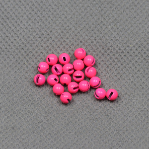 Venta al por mayor barato 2,5-5,5mm Heavy Metal ranurado cuentas de tungsteno bloqueo <span class=keywords><strong>Javi</strong></span> anzuelo de pesca cuentas de tungsteno para atado de moscas al por mayor - Product Image 2