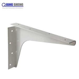 Kunden spezifische industrielle Edelstahl-Aluminium halterungen Hersteller Schwarz Pulver beschichtetes Eisen Hoch leistungs regal halterung - Product Image 5