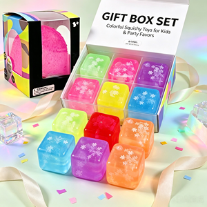 Jouets Squishy en Plastique de Haute Qualité, Jouets Squishy en Maltose, Jouets Squishy en Sucre, Jouets Squishy en Forme de Cube, Jouets Squishy en Forme de Glaçon, Glaçons Squishy, Jouets Squishy en Caoutchouc - Product Image 1